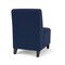 Lesro Siena Lounge Reception Armless Guest Chair, Black, MD Ink Back, MD Ink Seat SN1102 - alternate 2